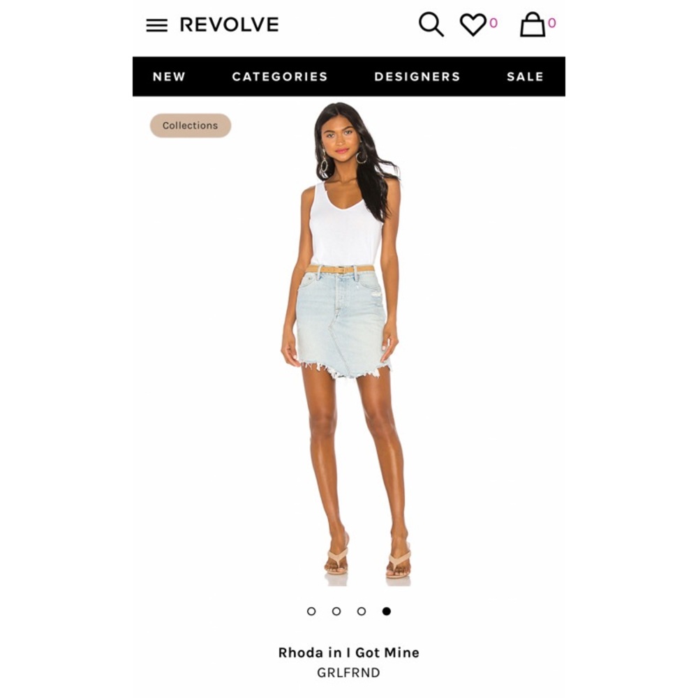 GRLFRND Rhoda Denim Skirt